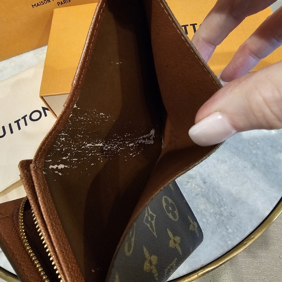 AUTHENTIC Louis Vuitton Monogram Porte Monnaie Bifold Wallet - Picture 7 of 10